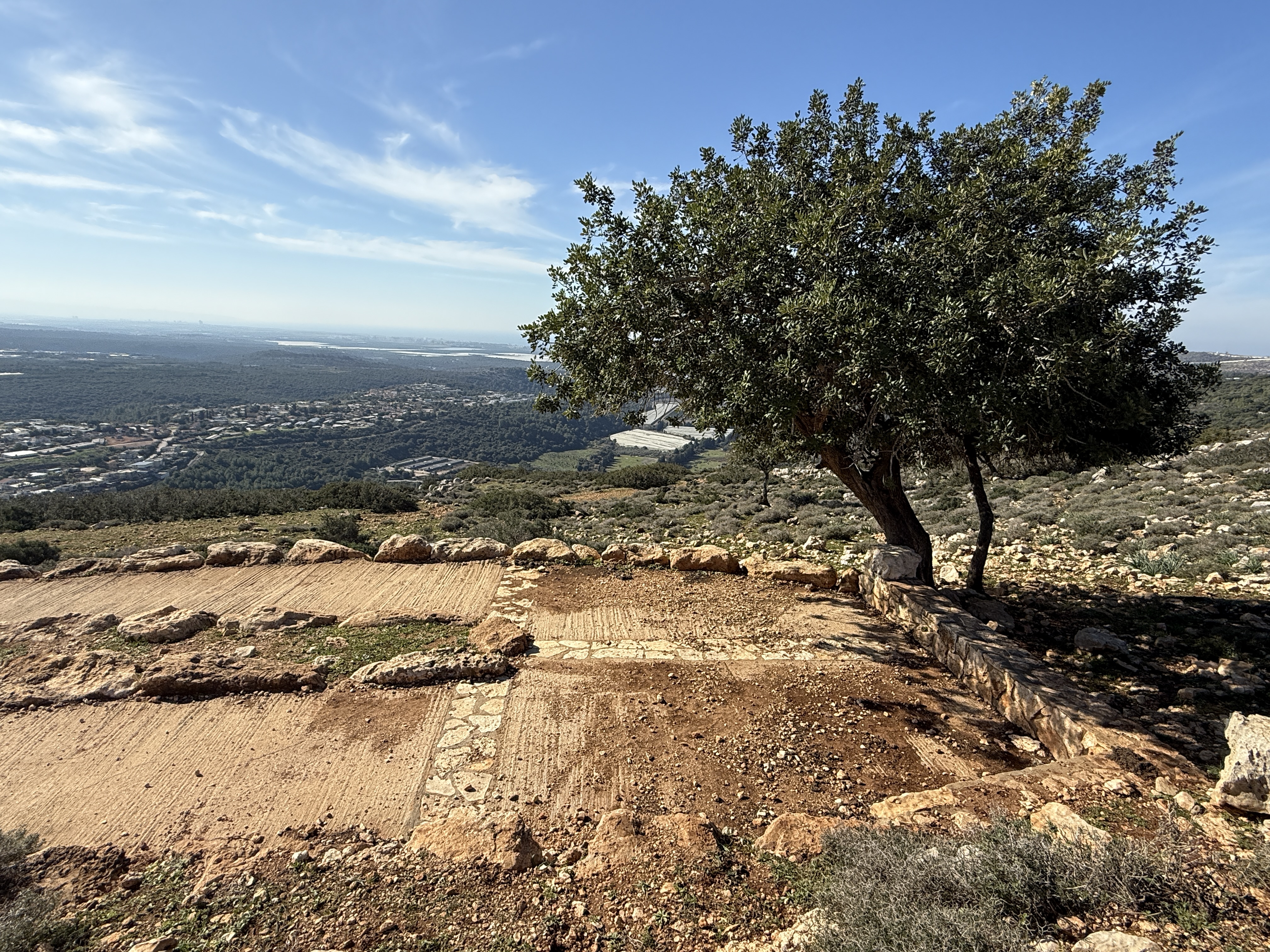 Vue panoramique de la Galilée Occidentale